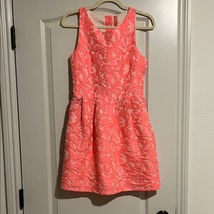 Eight Sixty Coral Floral Dress